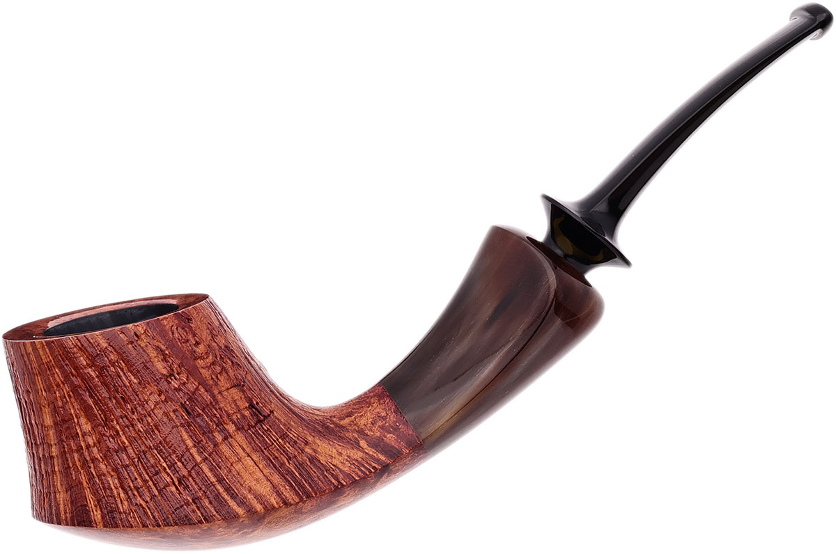 Lv Zelong Partially Sandblasted Volcano with Horn