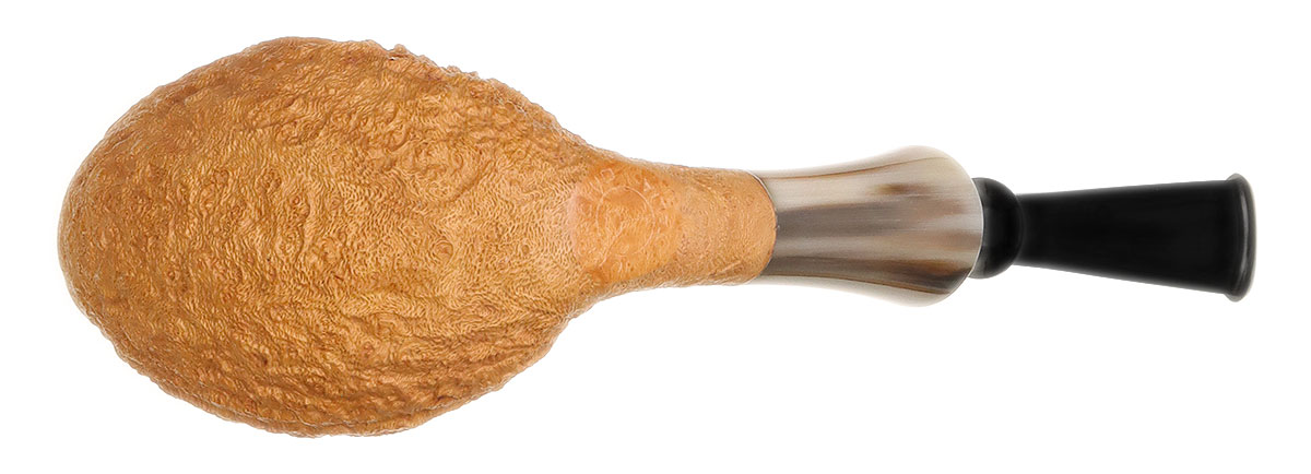 Il Cerchio Natural Sandblasted Bent Egg with Horn