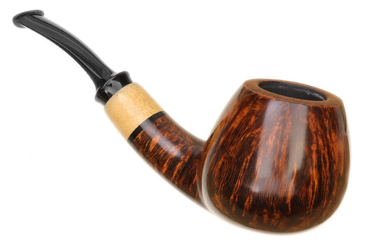 Il Cerchio Smooth Bent Brandy with Boxwood