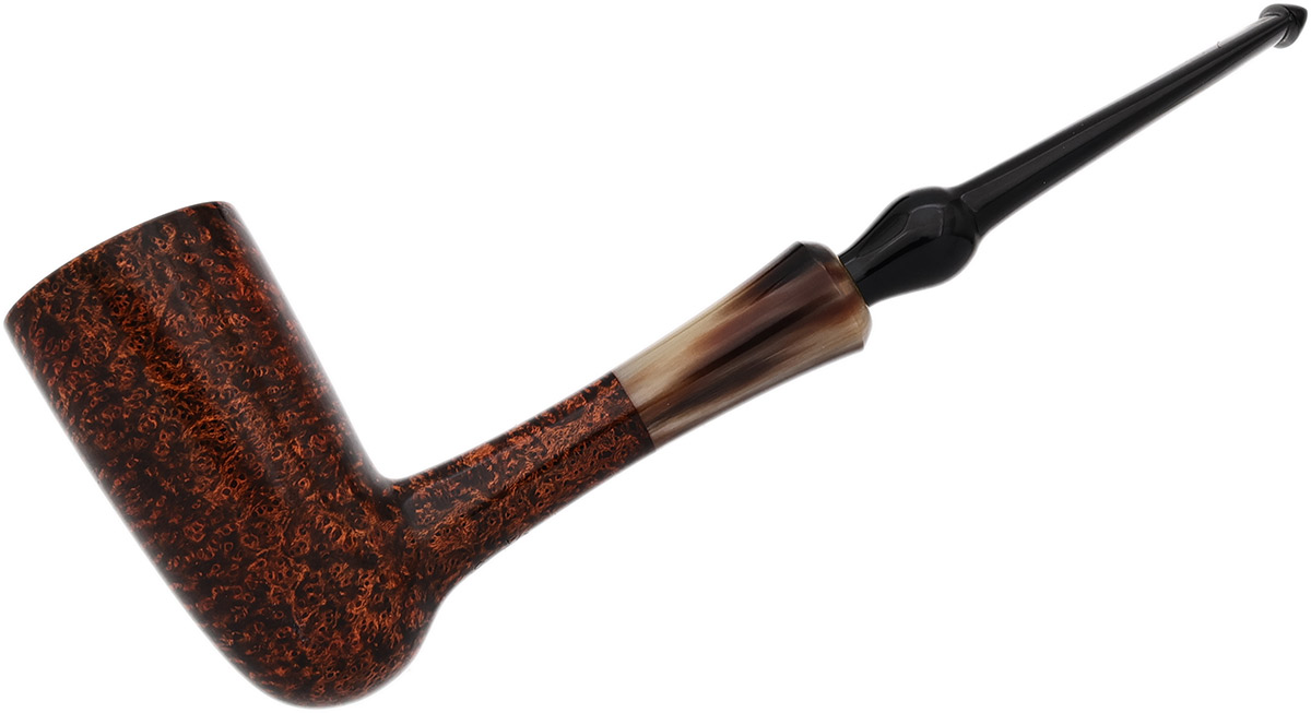 Smooth Nefertiti with Horn Tobacco Pipe