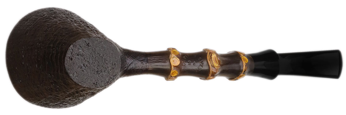 Trey Rice Sandblasted Bent Dublin Sitter with Bamboo