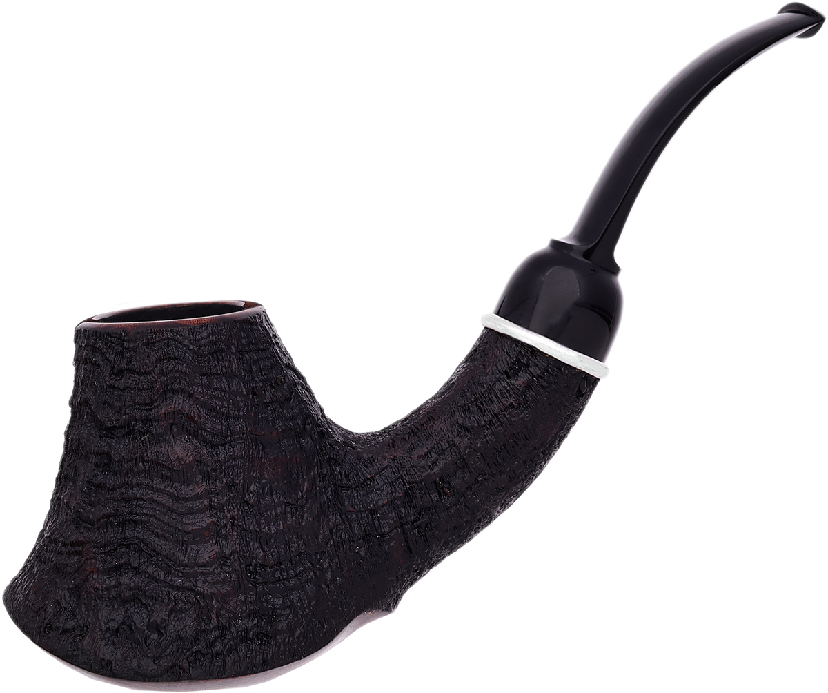 Trey Rice Partially Sandblasted Volcano with Silver