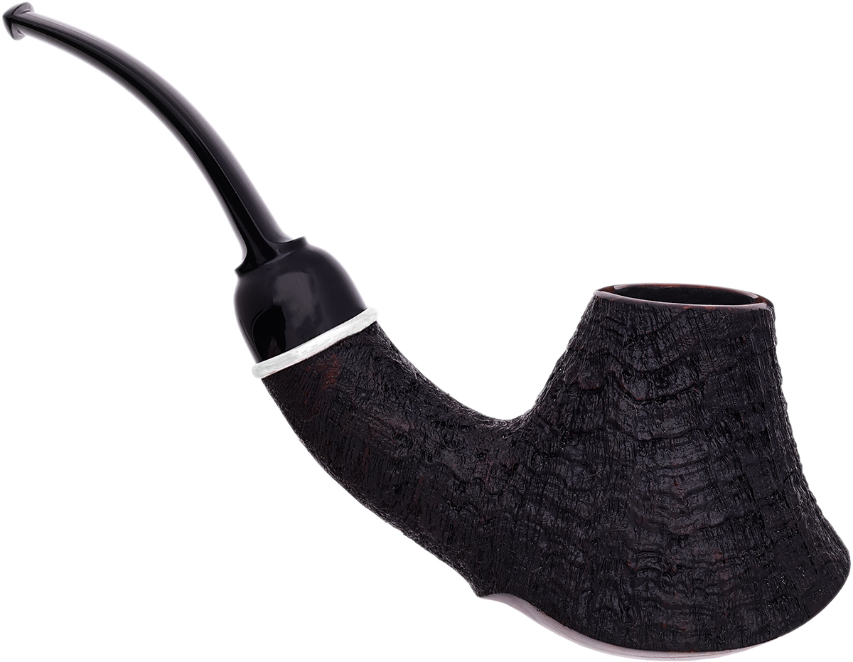 Trey Rice Partially Sandblasted Volcano with Silver
