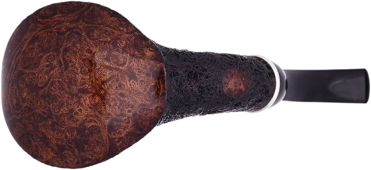 Trey Rice Partially Sandblasted Volcano with Silver