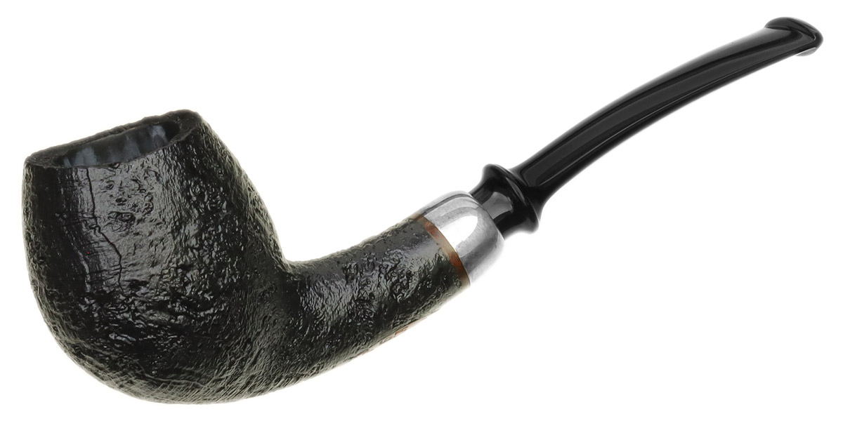 GH Zhang Dark Sandblasted Bent Egg with Silver (Ping Zhan) (06) (2023)