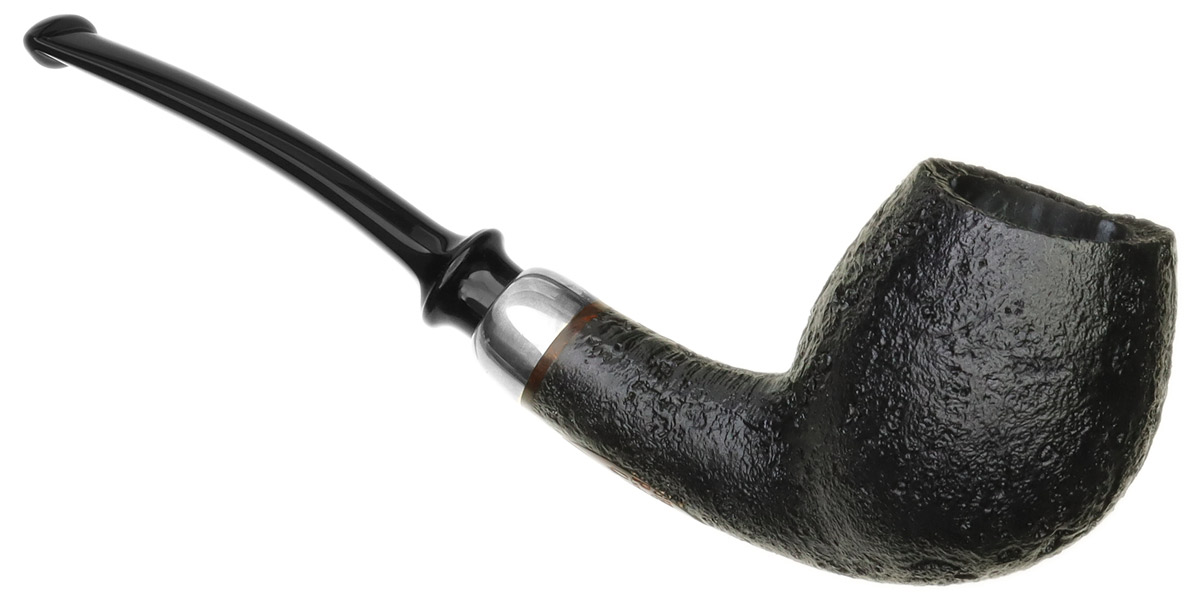 GH Zhang Dark Sandblasted Bent Egg with Silver (Ping Zhan) (06) (2023)