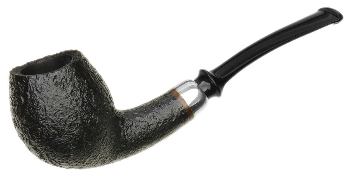 GH Zhang Dark Sandblasted Bent Egg with Silver (Ping Zhan) (06) (2023)