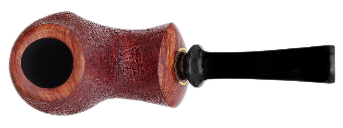 GH Zhang Red Sandblasted Bent Brandy (Ping Zhan) (11) (2024)