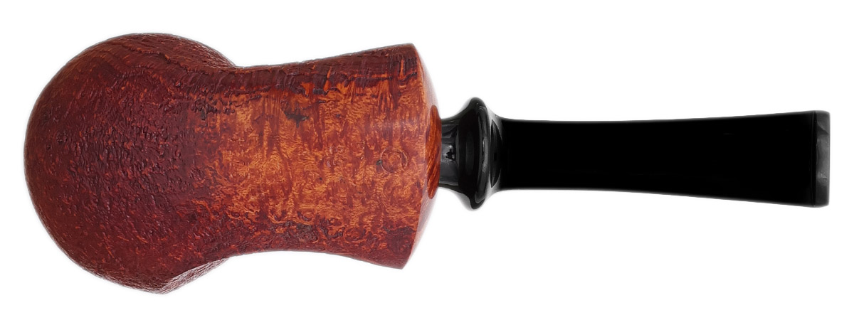 GH Zhang Red Sandblasted Bent Brandy (Ping Zhan) (11) (2024)
