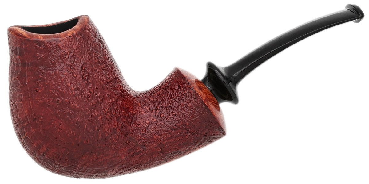 GH Zhang Red Sandblasted Bent Brandy (Ping Zhan) (11) (2024)
