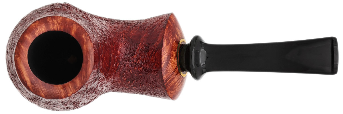 GH Zhang Red Sandblasted Bent Brandy (Ping Zhan) (11) (2024)