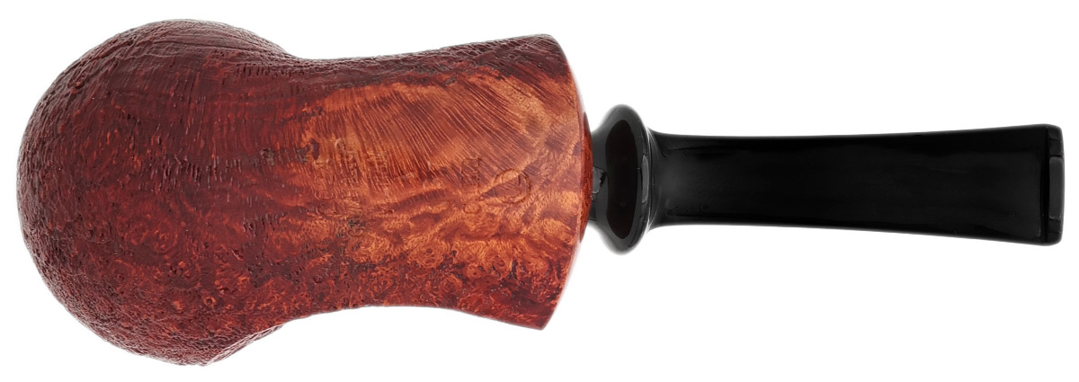 GH Zhang Red Sandblasted Bent Brandy (Ping Zhan) (11) (2024)