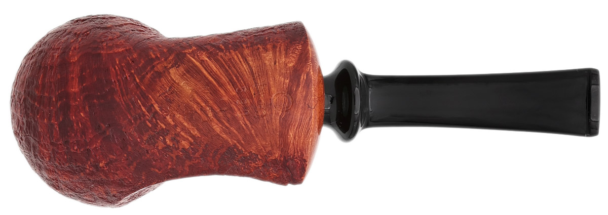 GH Zhang Red Sandblasted Bent Brandy (Ping Zhan) (11) (2024)