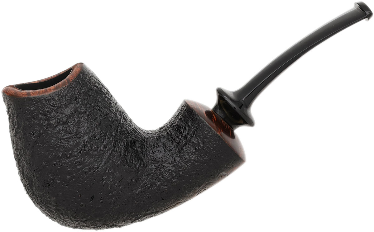 GH Zhang Dark Sandblasted Bent Brandy (Ping Zhan) (11) (2024)