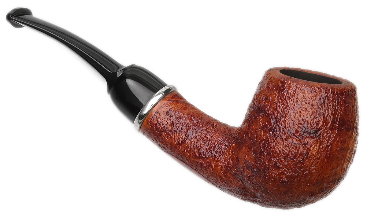 GH Zhang Sanblasted Bent Apple with Silver (Ping Zhan) (08) (2023)