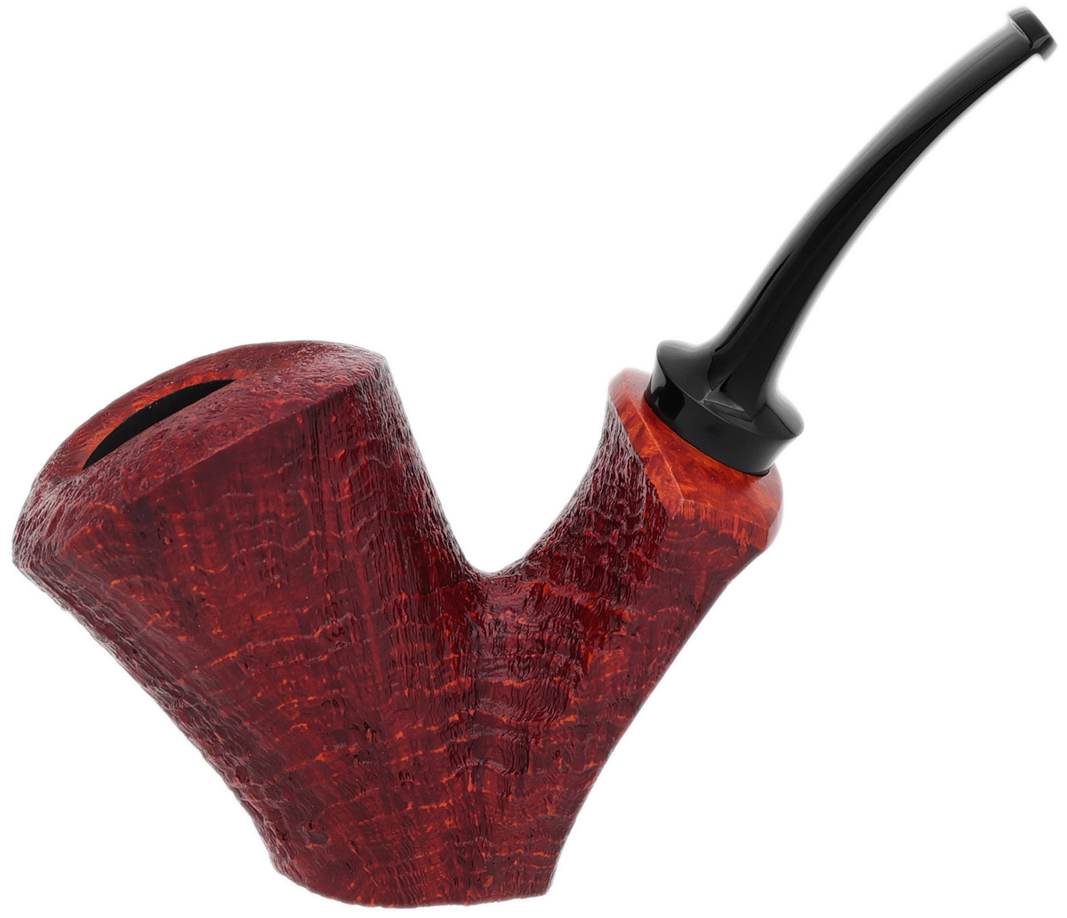 张国辉 Red 系列 01号 喷砂 弯式都柏林斗 坐斗