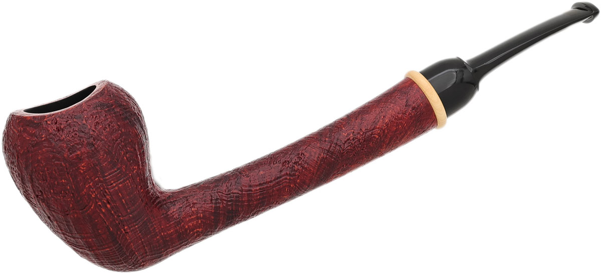 GH Zhang Red Sandblasted Long Shank Acorn with Boxwood (Ping Zhan) (16) (2025)