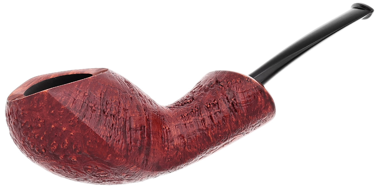 GH Zhang Red Sandblasted Freehand (Brighton James) (01) (2024)