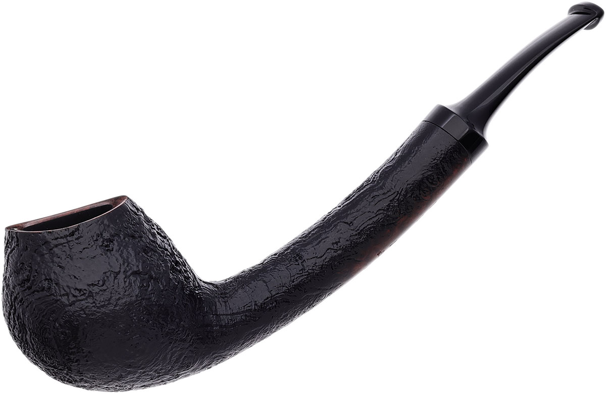 GH Zhang Dark Sandblasted Long Shank Bent Apple (Ping Zhan) (13)