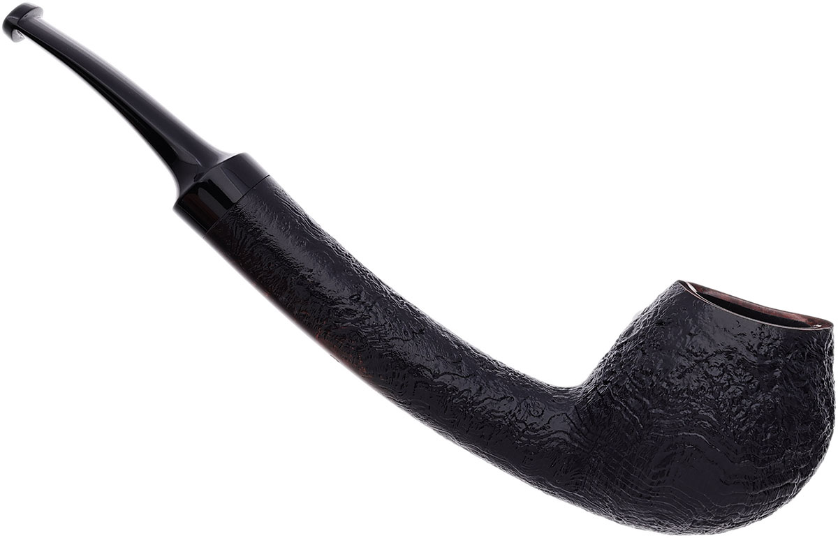GH Zhang Dark Sandblasted Long Shank Bent Apple (Ping Zhan) (13)