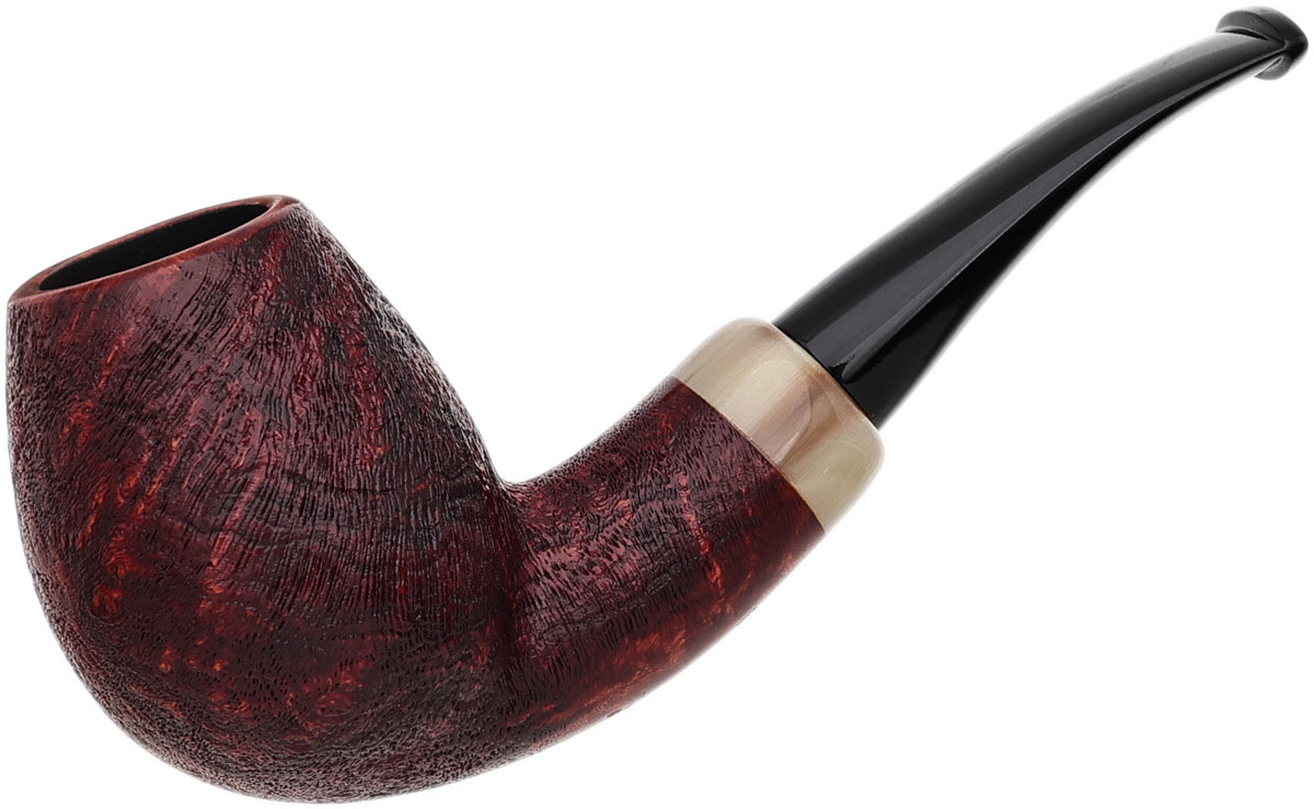 GH Zhang Dark Sandblasted Bent Brandy with Horn (Sergey Ailarov) (08)
