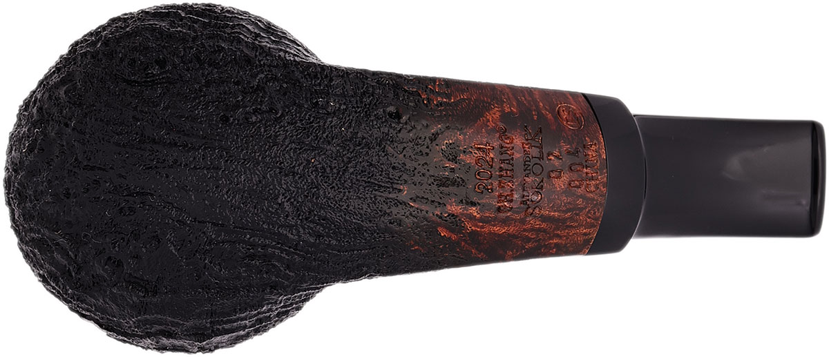 GH Zhang Dark Sandblasted Bent Apple (Alexander Sokolik) (02)