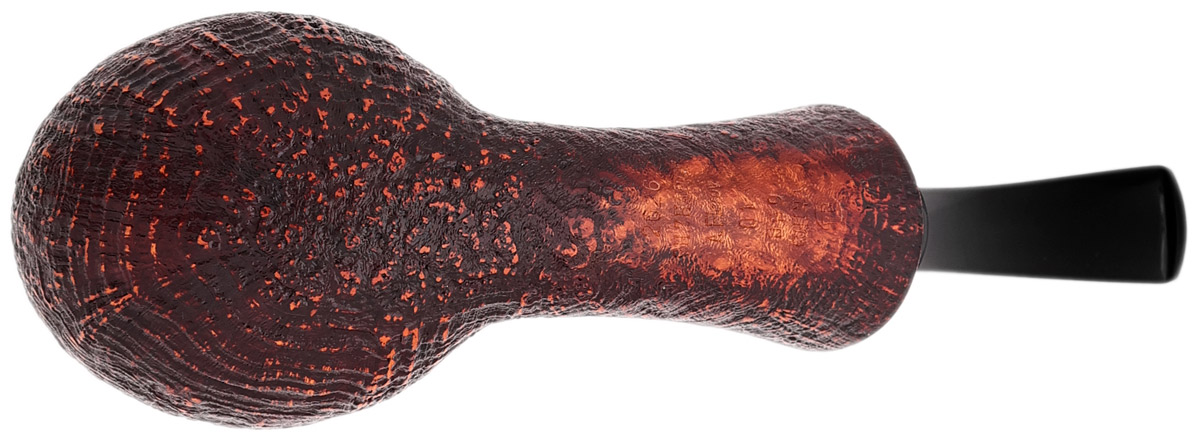 GH Zhang Red Sandblasted Bent Egg (Alex Florov) (01)