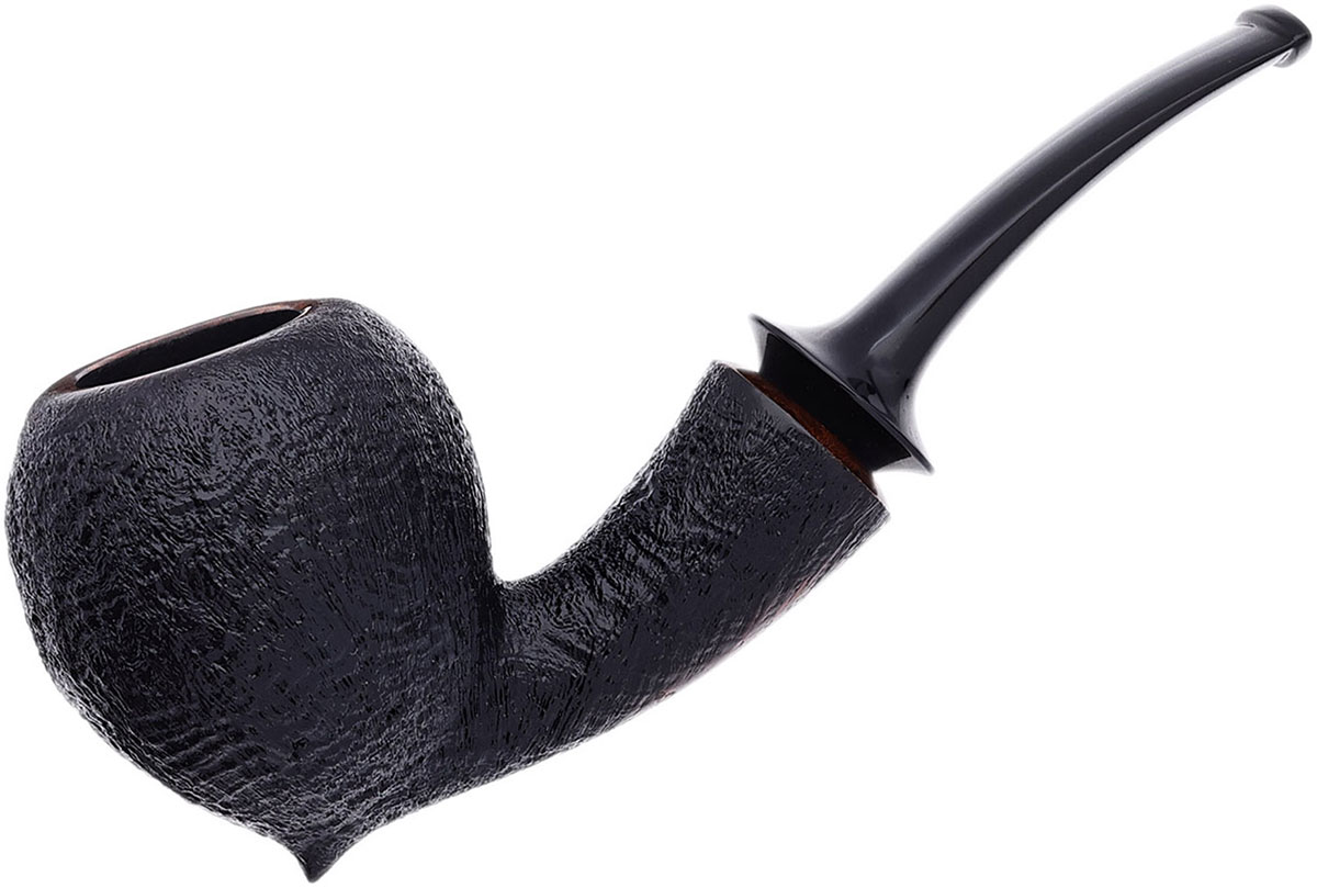 Dark Sandblasted Acorn (JR) (02) Tobacco Pipe