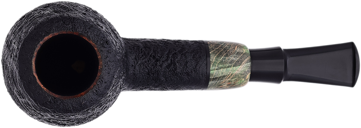 GH Zhang Dark Sandblasted Billiard with Buckeye Burl (Valeriy Shevchenko) (01)