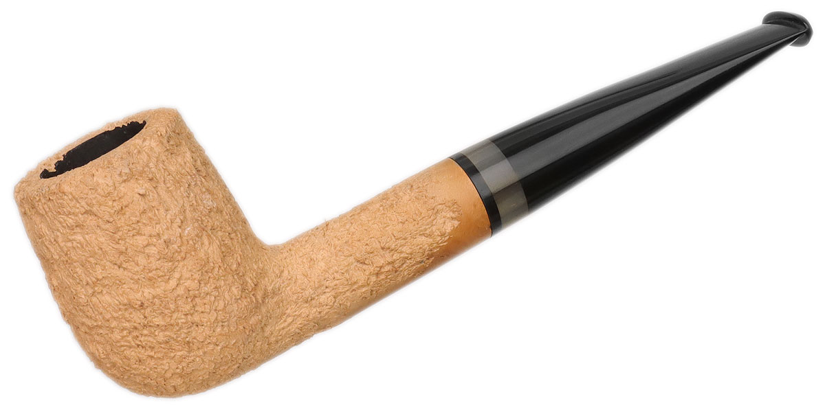 Bruno Nuttens Handmade Natural Rusticated Billiard with Horn