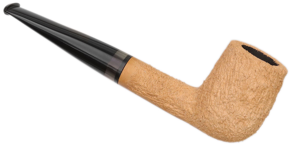Bruno Nuttens Handmade Natural Rusticated Billiard with Horn