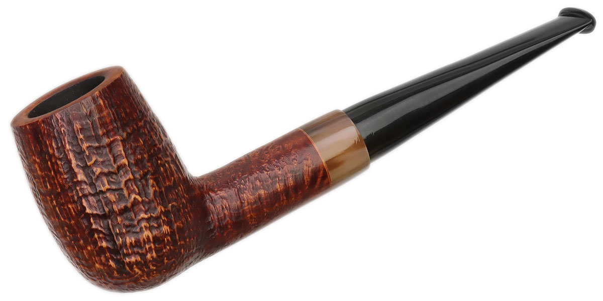 Bruno Nuttens Handmade Sandblasted Billiard with Horn (A)