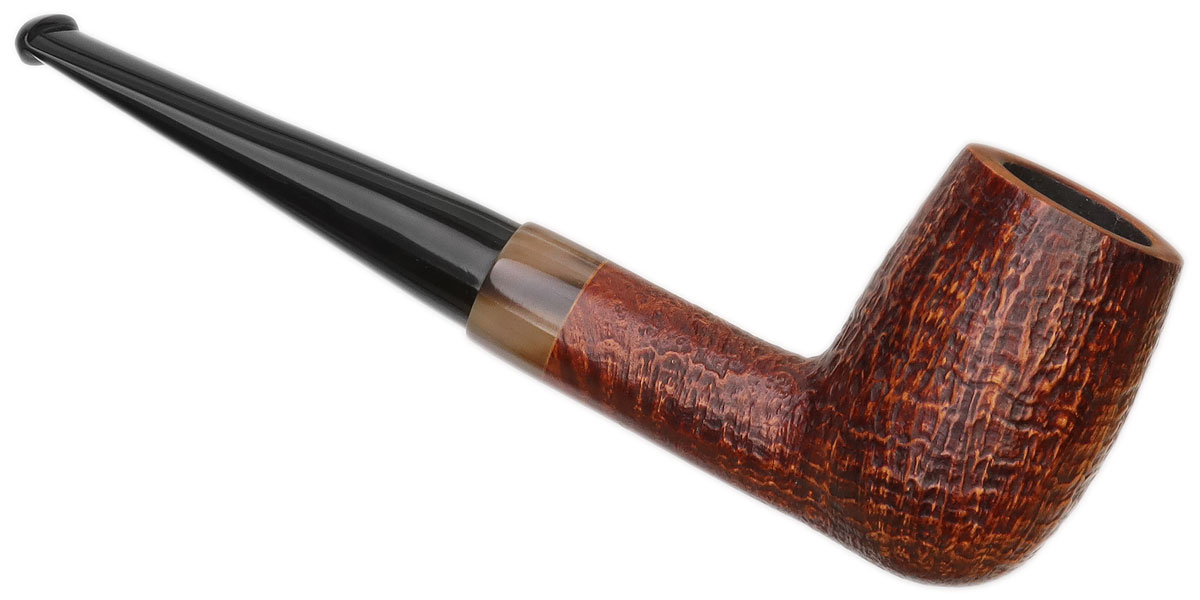 Bruno Nuttens Handmade Sandblasted Billiard with Horn (A)