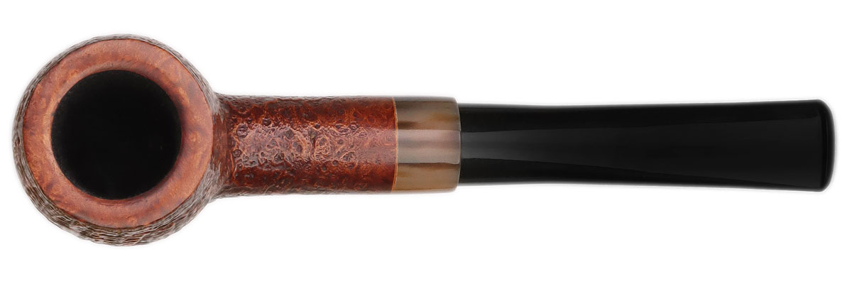 Bruno Nuttens Handmade Sandblasted Billiard with Horn (A)