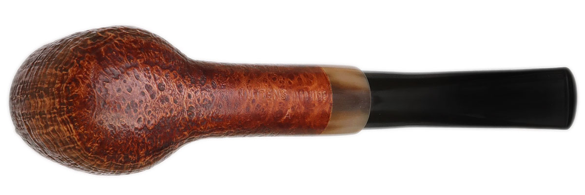 Bruno Nuttens Handmade Sandblasted Billiard with Horn (A)