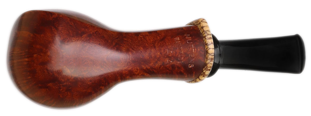 Bruno Nuttens Handmade Smooth Bent Egg with Spalted Guava (AA)