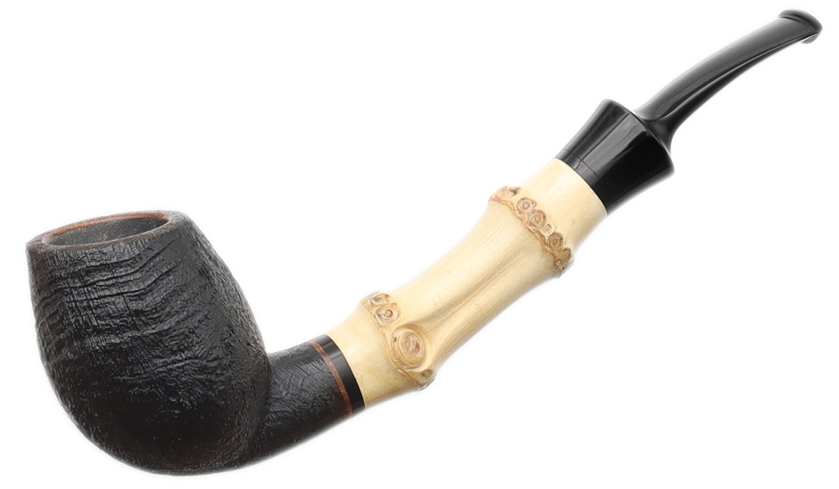 Emiliano Sandblasted Bent Egg with Bamboo