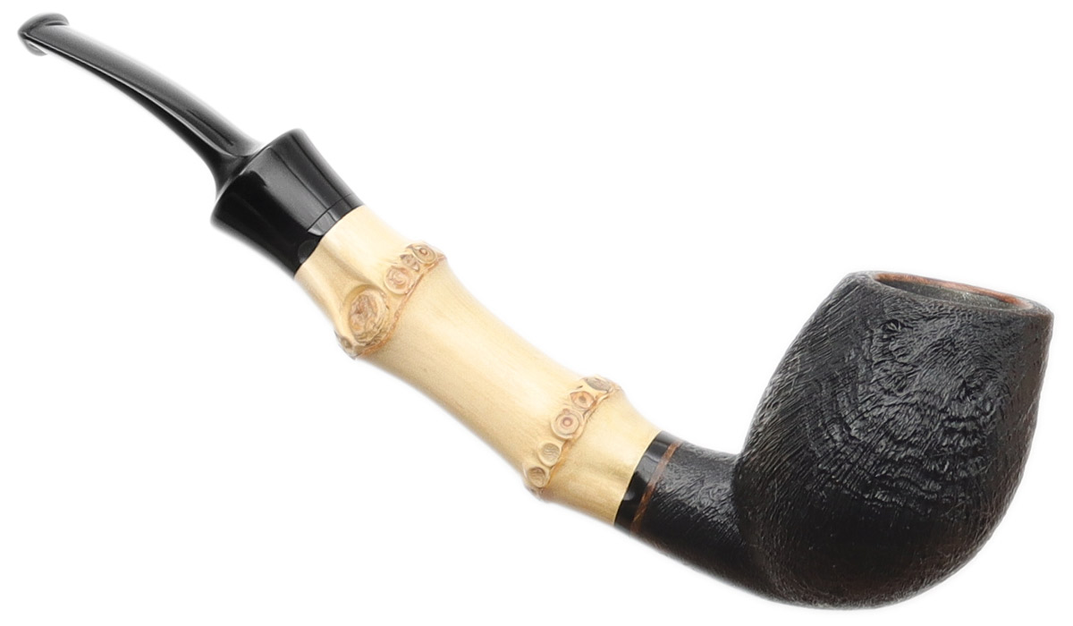 Emiliano Sandblasted Bent Egg with Bamboo