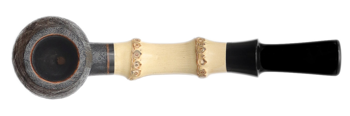 Emiliano Sandblasted Bent Egg with Bamboo