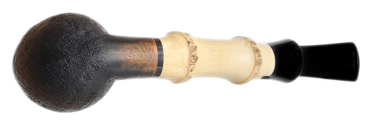 Emiliano Sandblasted Bent Egg with Bamboo
