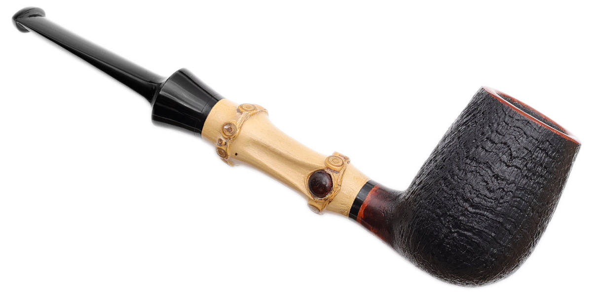 Emiliano Sandblasted Billiard with Bamboo and Snakewood