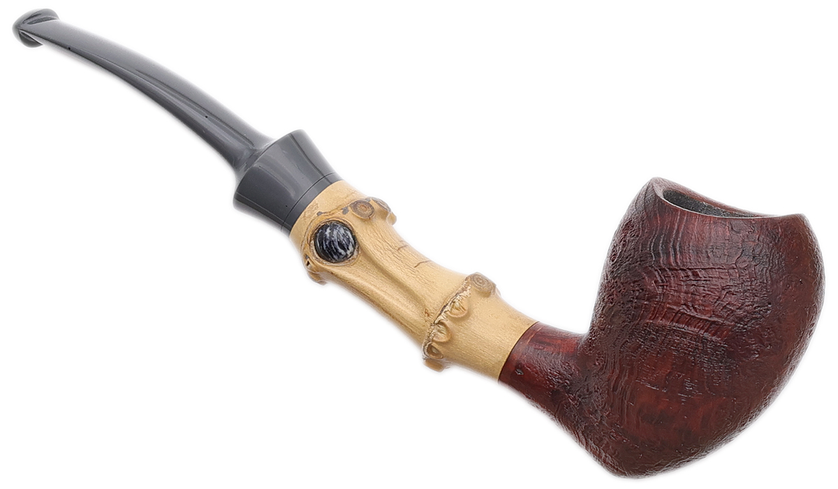 Emiliano Sandblasted Elf with Bamboo and Whale Vertebra