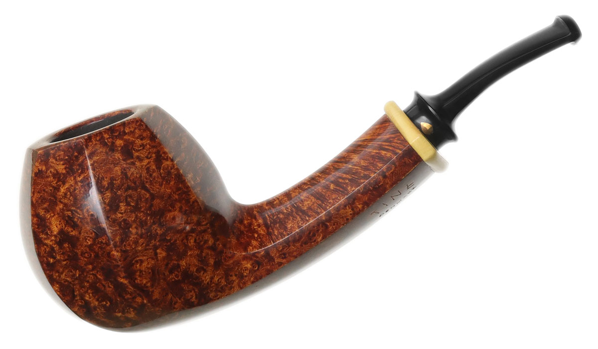 Tine Balleby Smooth Paneled Bent Brandy with Boxwood
