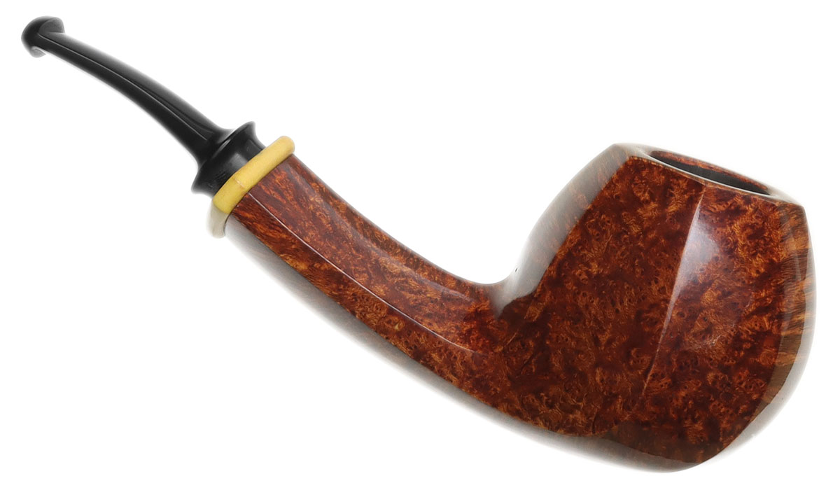 Tine Balleby Smooth Paneled Bent Brandy with Boxwood