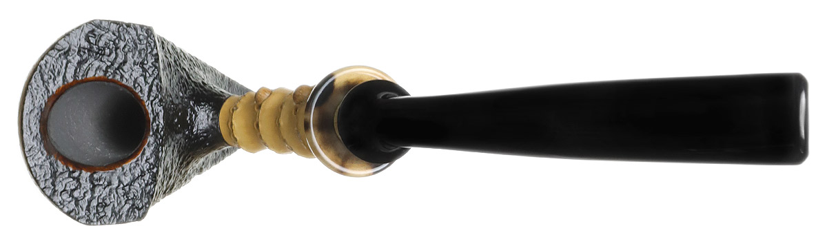J. Mouton Partially Sandblasted Pickaxe with Bamboo and Horn