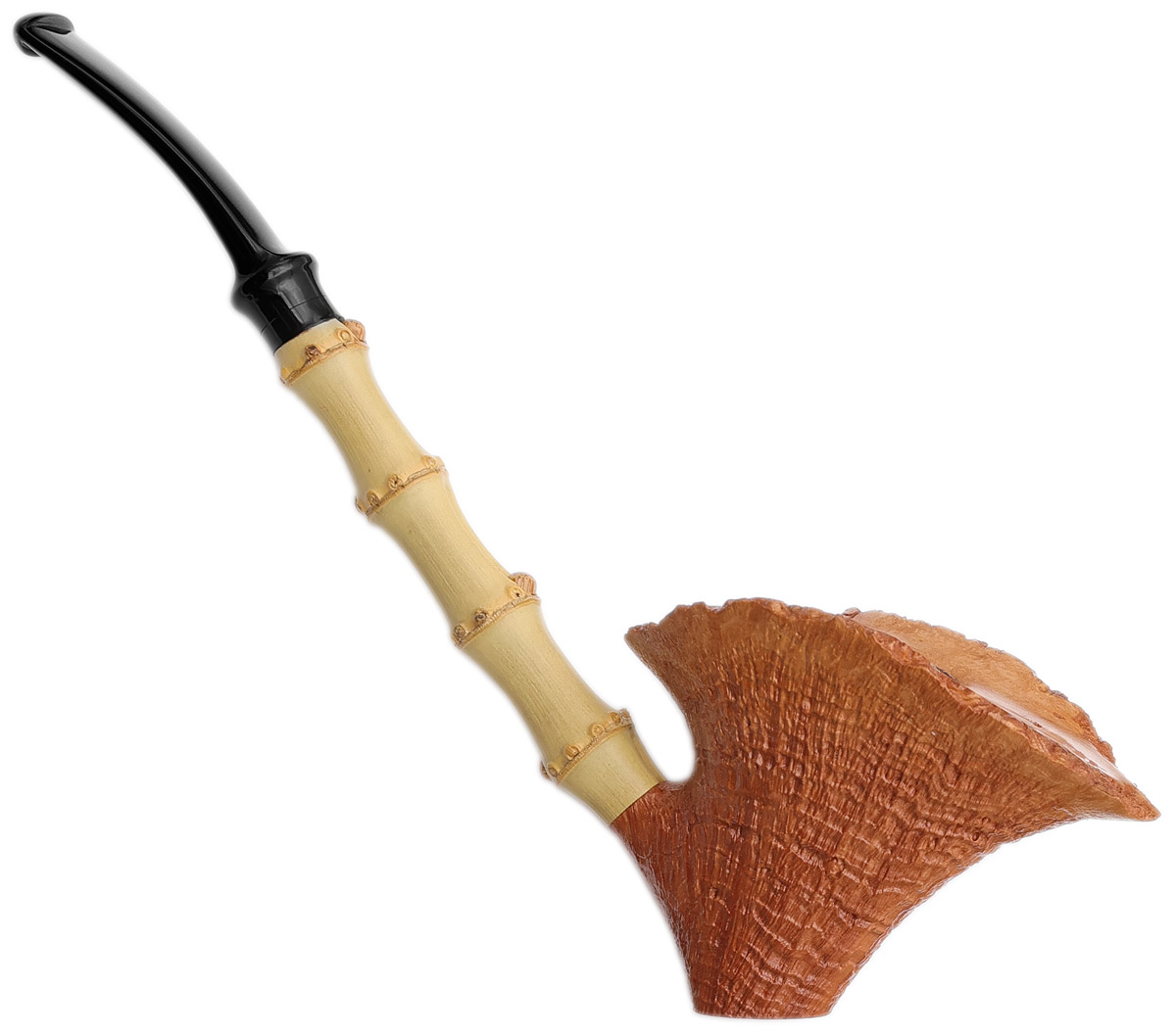 J. Mouton Sandblasted Natural Bent Dublin with Bamboo