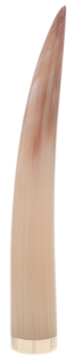 J. Mouton Partially Sandblasted Hiroyuki Tokutomi Tribute Mushroom with Horn (with Tamper)