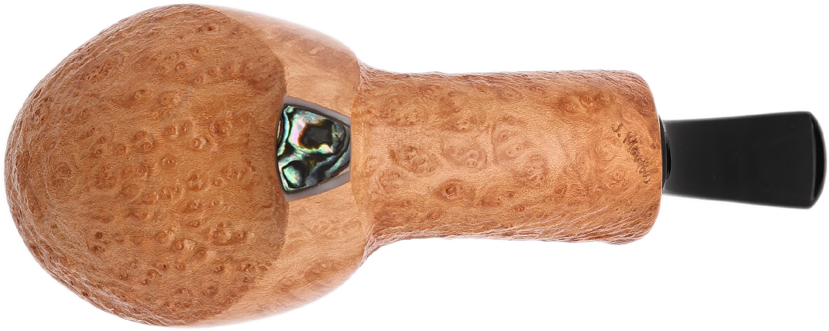 J. Mouton Partially Sandblasted Elephant’s Foot with Abalone