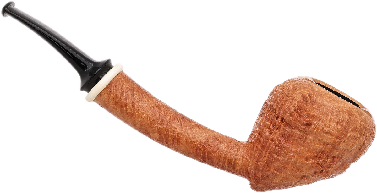 J. Mouton Sandblasted Acorn with Fossilized Walrus Tusk