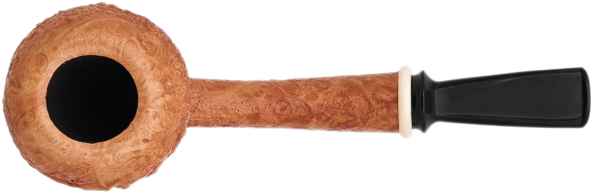 J. Mouton Sandblasted Acorn with Fossilized Walrus Tusk